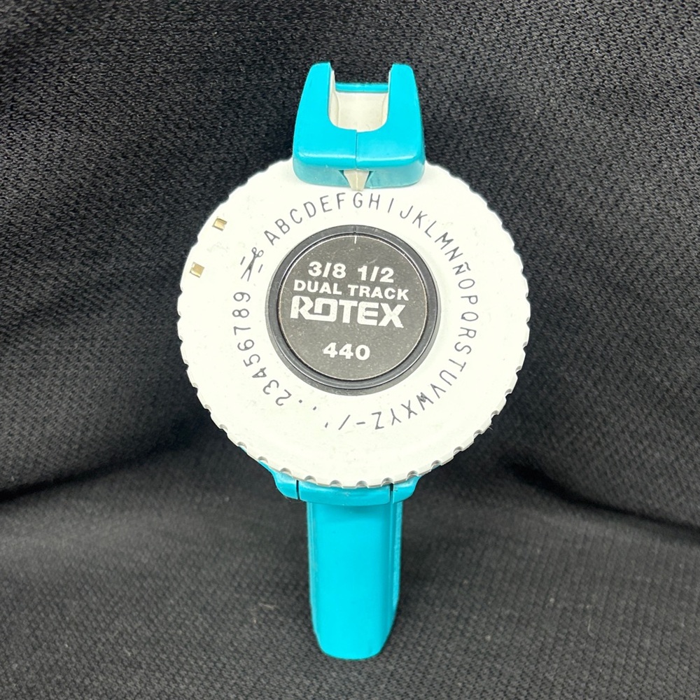 Vintage Rotex Dual Track 440 Label Maker